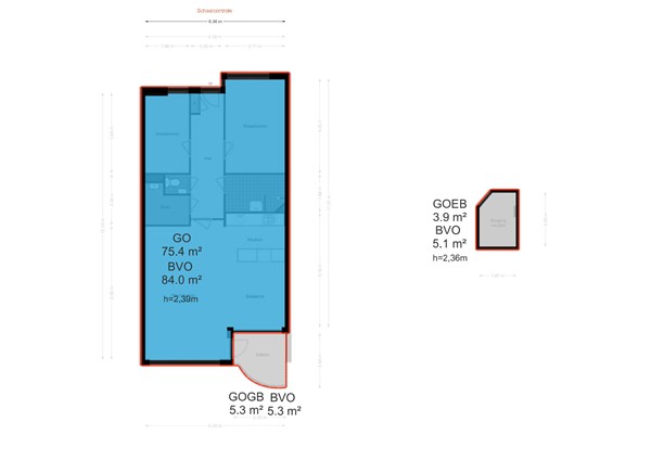 Floorplan - Columbiahof 35, 1431 PA Aalsmeer